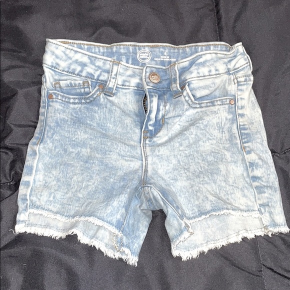 Acid Wash Cut-Off Style Shorts - Picture 1 of 4